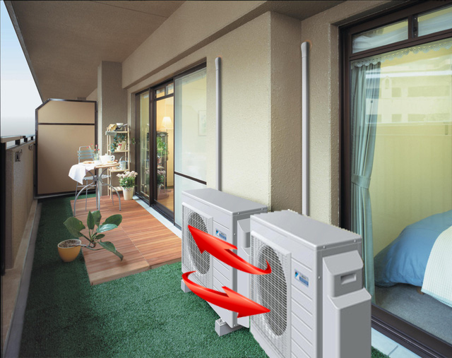 Chỉnh hướng gió dàn nóng điều hòa