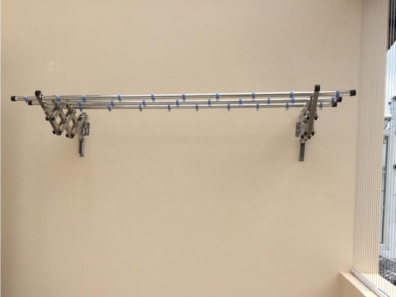 giàn phơi xếp ngang inox 304