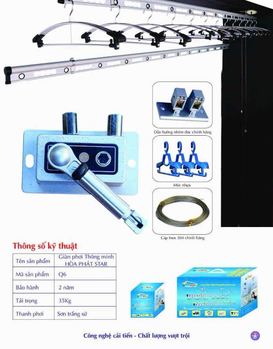 Giàn Phơi thông minh Q6