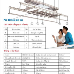 giàn phơi điều khiển từ xa