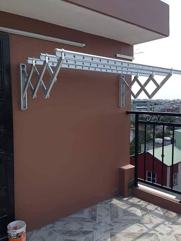 giàn phơi thông minh gắn tường